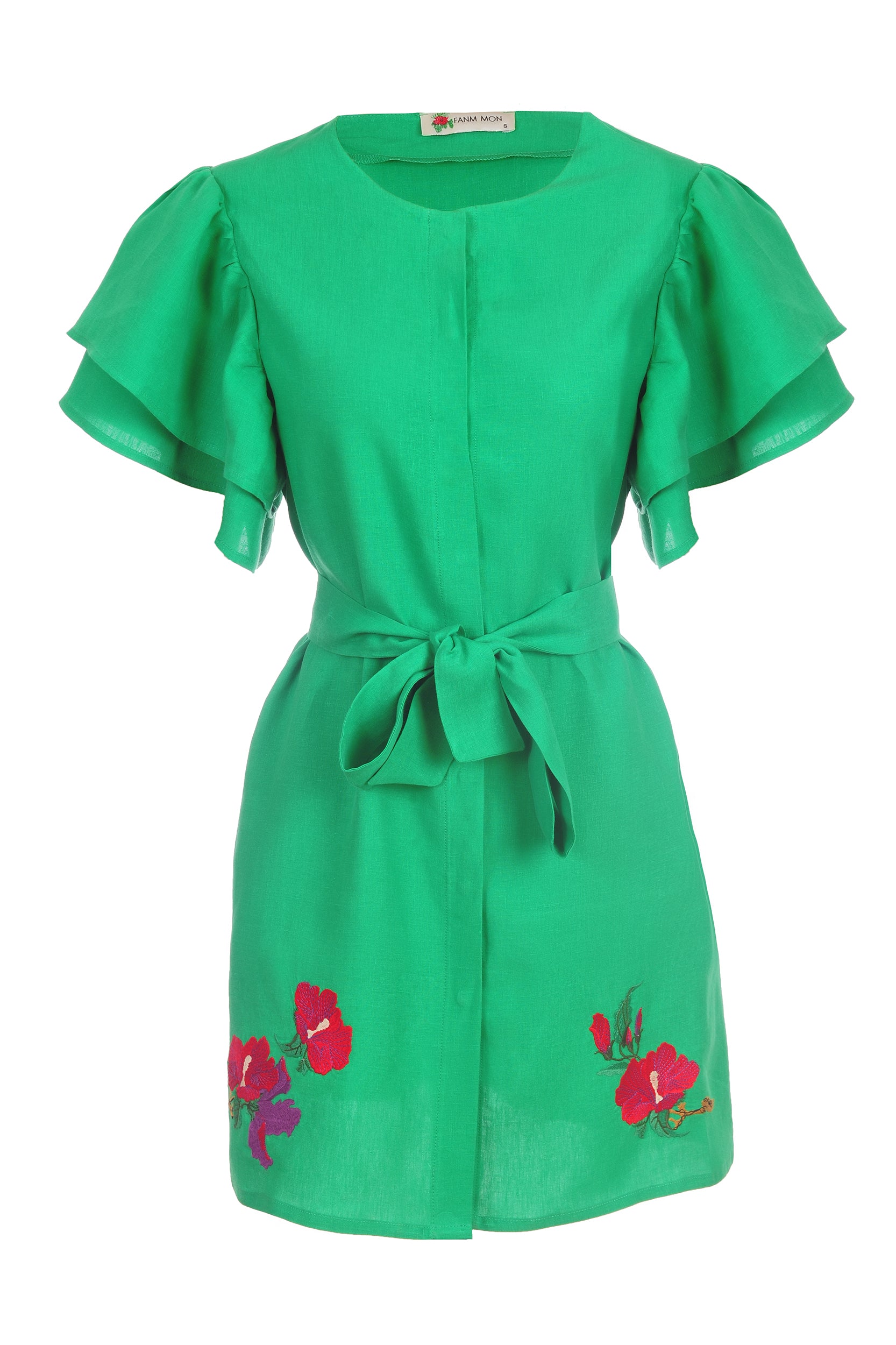Kelly Mini Dress | Fanm Mon XXS / Kelly Green Kelly Mini Dress | Fanm Mon XXS / Kelly Green