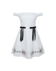 Fanm Mon Aycan off the shoulder dress.