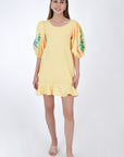 Naril Dress Front View, without waist belt.