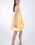 Fann Mon Rondal Mini Linen Dress, SIde View.