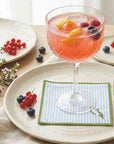 LILY OF THE VALLEY COCKTAIL NAPKINS (Set of 4)