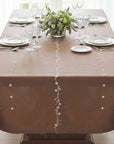 CRETE BROWN RECTANGULAR TABLECLOTH