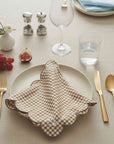 GINGHAM DINNER NAPKINS (Set of 4)