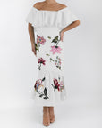 Fanm Mon and Over The Moon White Clarissa Midi Dress