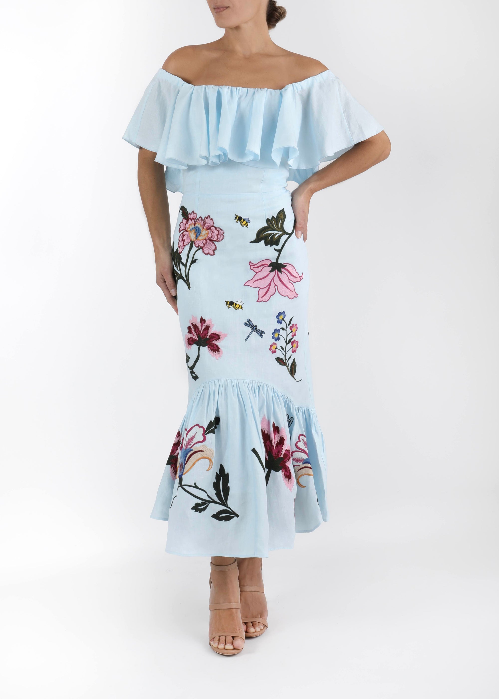 Clarissa Midi Dress Fanm Mon and Over The Moon Collaboration