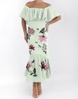 Fanm Mon and Over the Moon Clarissa Mint Green Dress