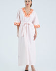 Fanm Mon Define Kaftan Dress Tied