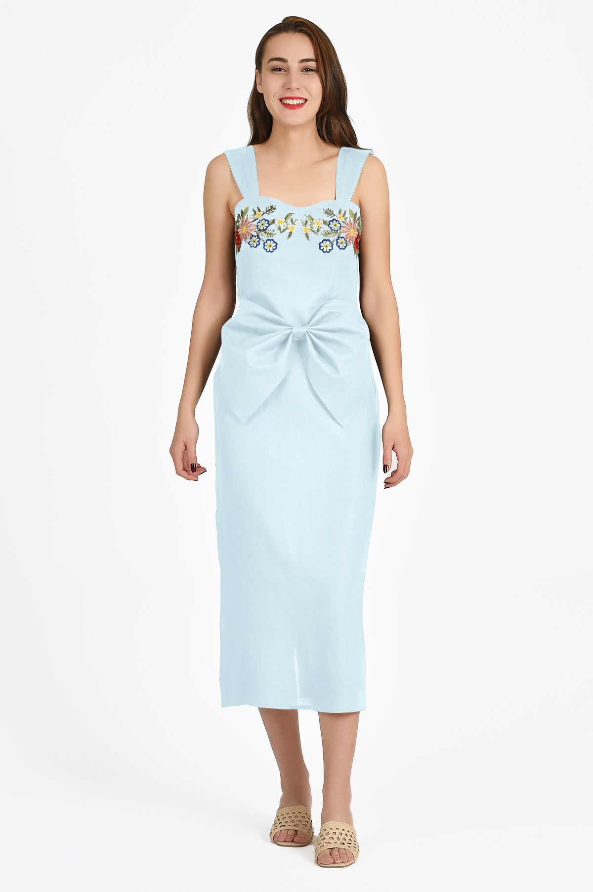 DOLCE DRESS | FANM MON (Concrete Rose Collection) XL / Light Lagoon
