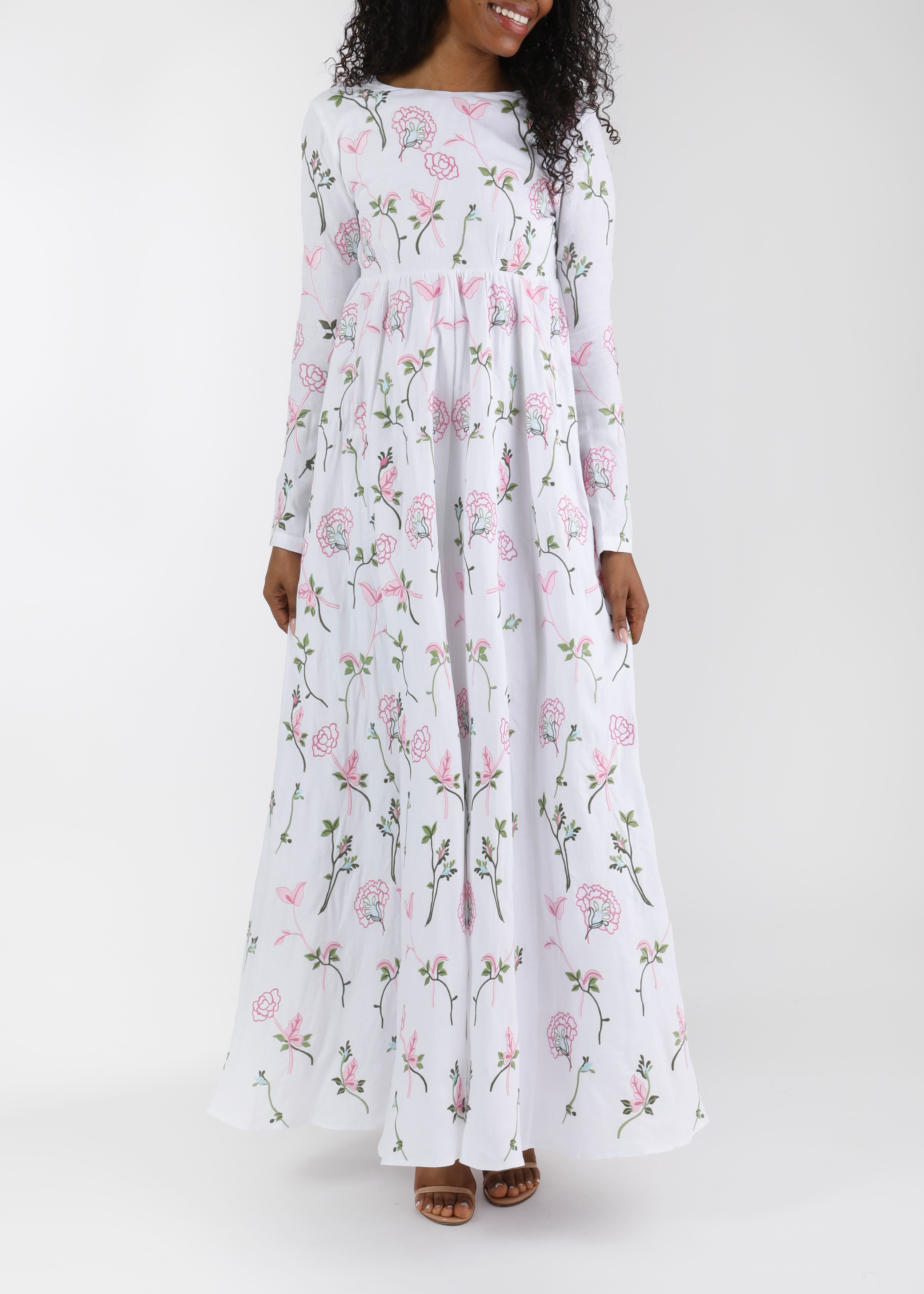 knee length dresses for ladies Eleanor Maxi Dress – Retrofete