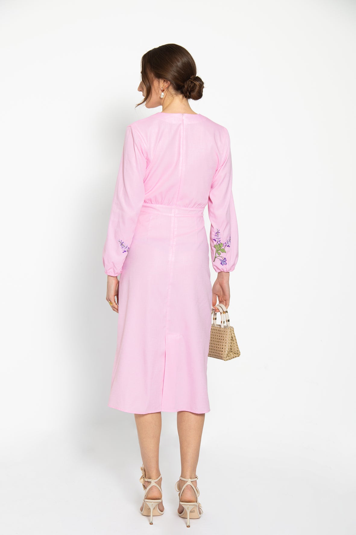 EZRA DRESS | FANM MON XXL / Dotted Pink