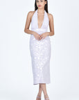 Karla Dress in Lilac with Tree of Life Inspired Embroidery (Fanm Mon Dress - Wombman Collection)