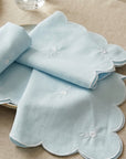 BLUE FLORAL DINNER NAPKINS (Set of 4)