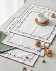 FLORAL VINE PLACEMENTS (Set of 4)