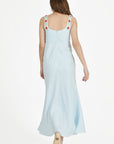 Back View of the Lulu Dress in Light Lagoon