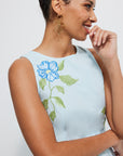 Fanm Mon Floral Embroidery Detail