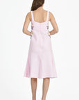 Back View of the Margaret Dress in Light Pink