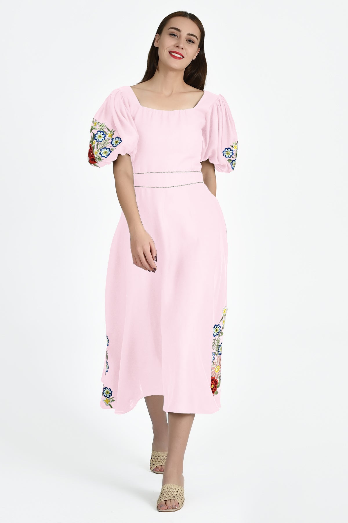 ワンピース Uhr Mom dress pink 5-6Y MAUDE DRESS | FANM MON (Concrete Rose Collection)