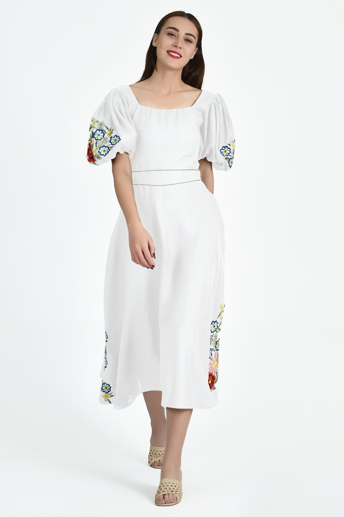 Maude Dress in White