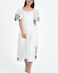 Maude Dress in White