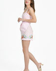 Side View Mersin Dress with Bow in Light Pink
