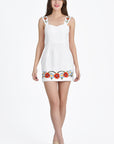 Mersin Dress without Bow in White