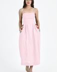 Michou 100% Cotton Dress in Light Pink