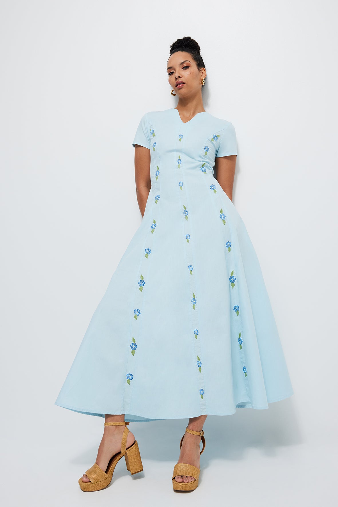 Nilgun Dress in Light Lagoon