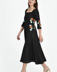 Nergis Three Quarter Length Sleeve Dress
