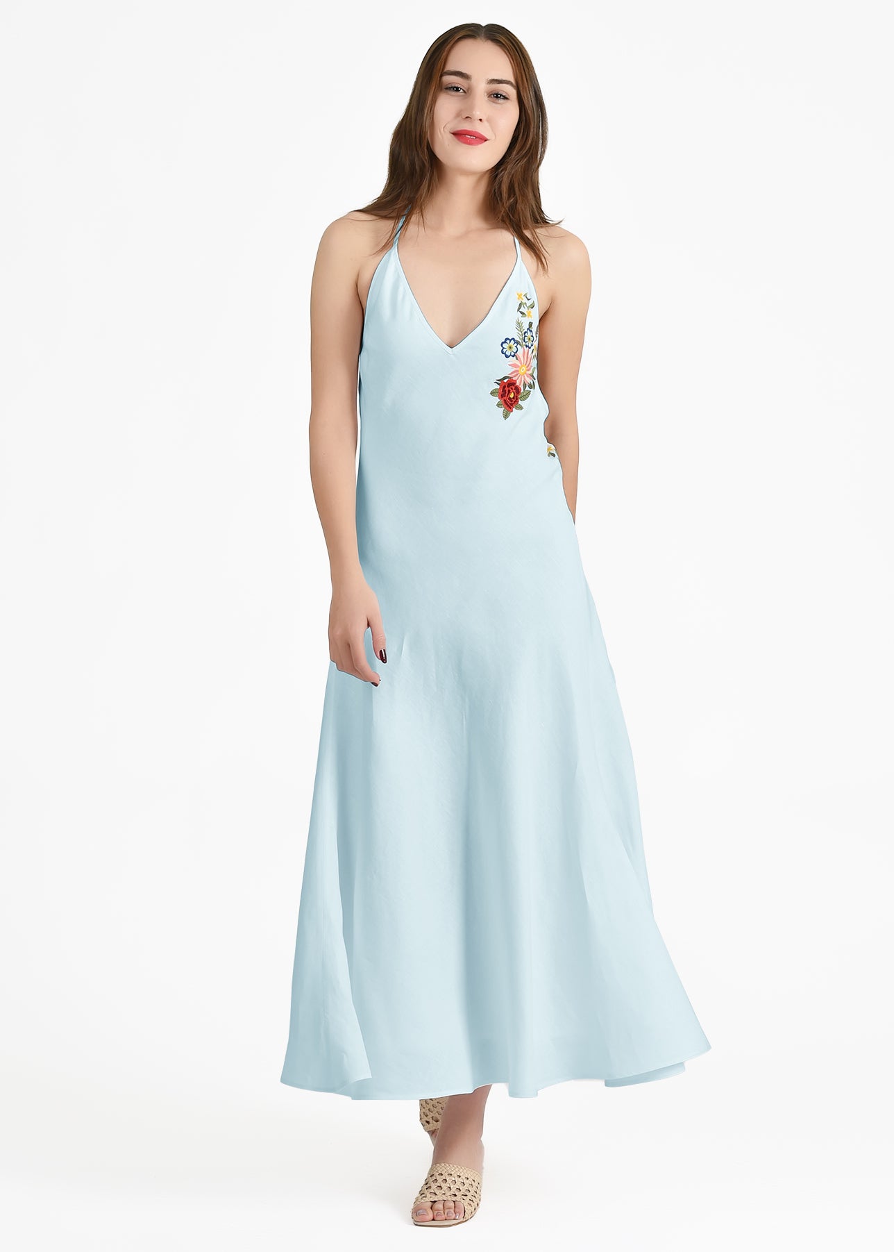 Ophelia Dress in Light Lagoon