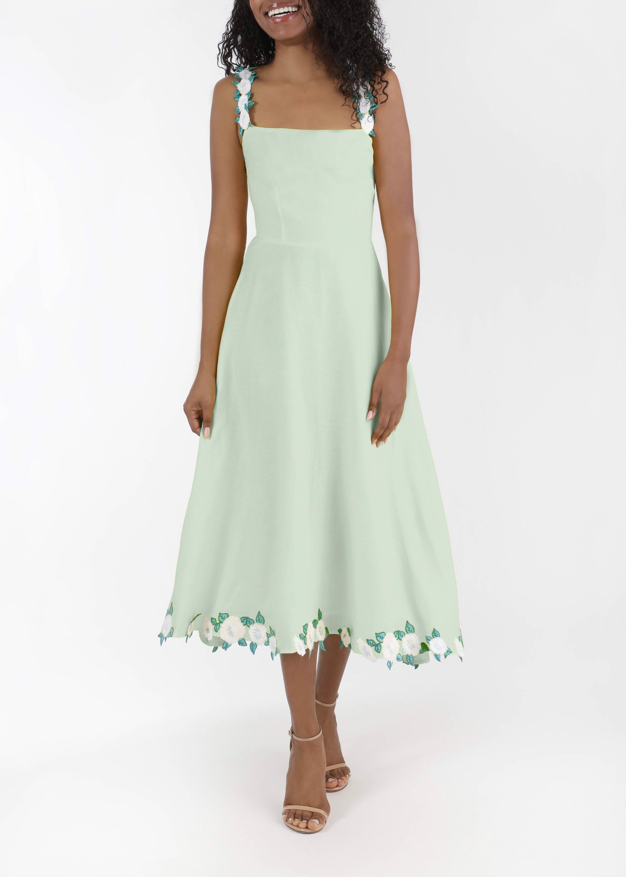Over the Moon X Fanm Mon Sasha Midi Dress