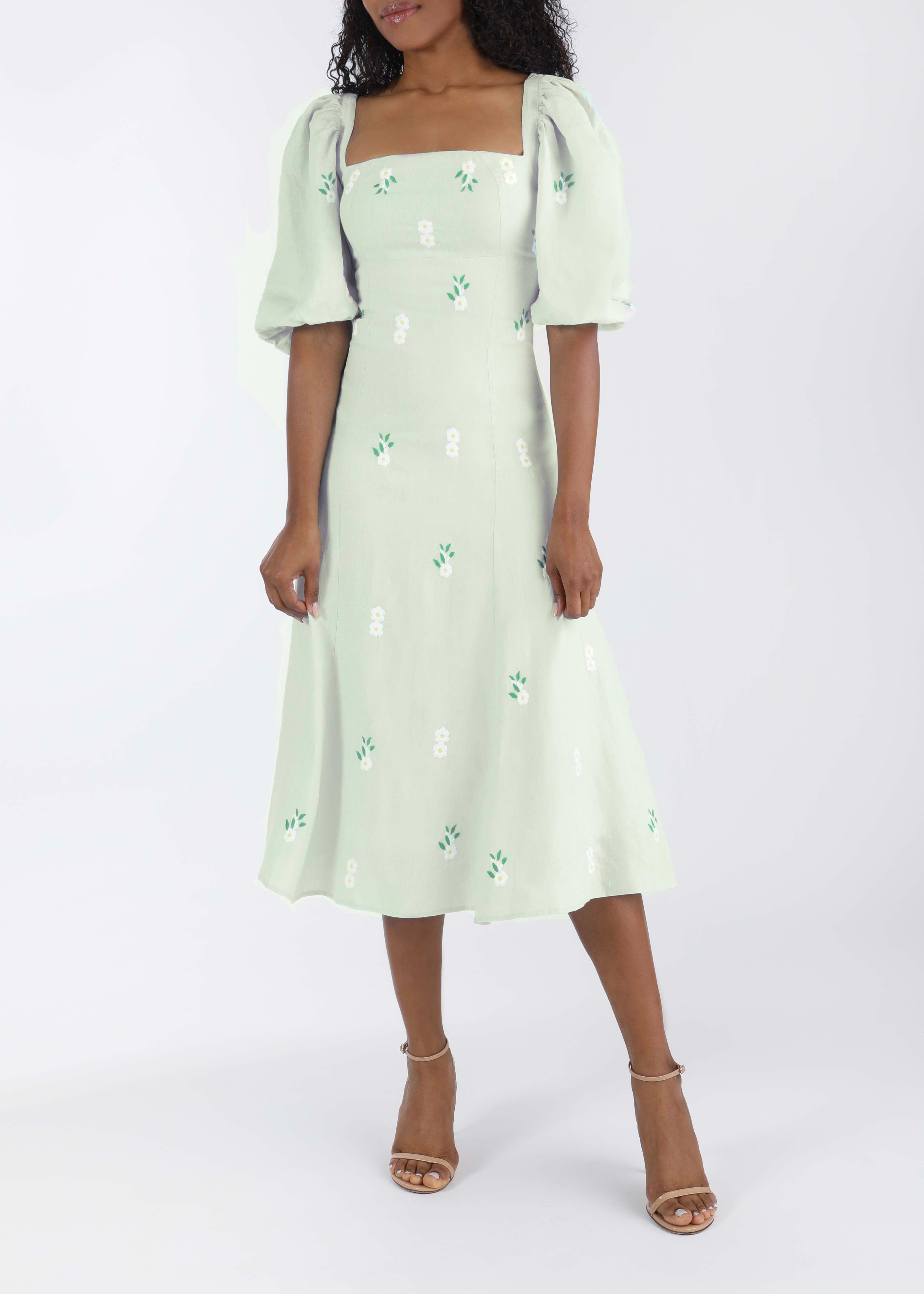 FANM MON | SASHA DRESS (Fanm MON x OTM) XXL / Mint Green FANM MON | SASHA DRESS (Fanm MON x OTM) XXL / Mint Green