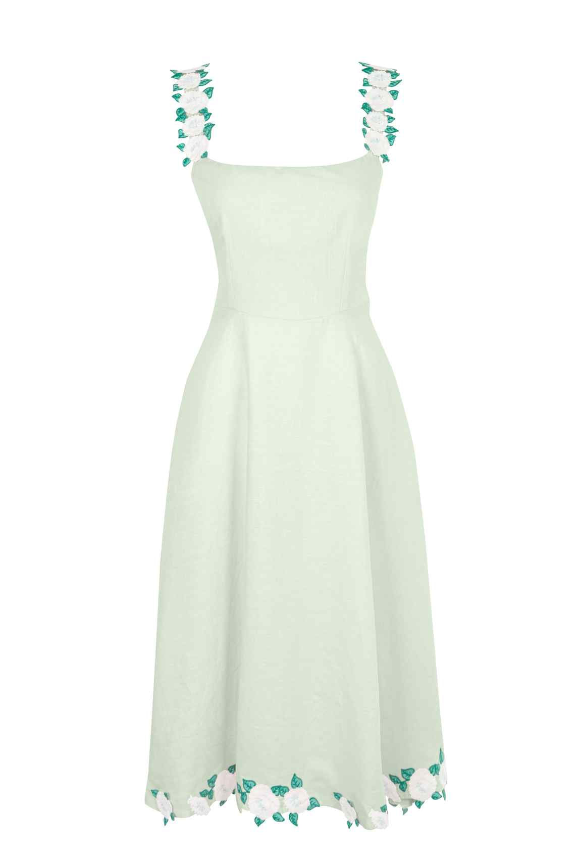 Mint Green Sasha Dress Part of the Fanm Mon x OTM Collaboration