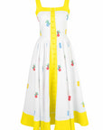 Fanm Mon x OTM Brooke Dress in Bright Yellow