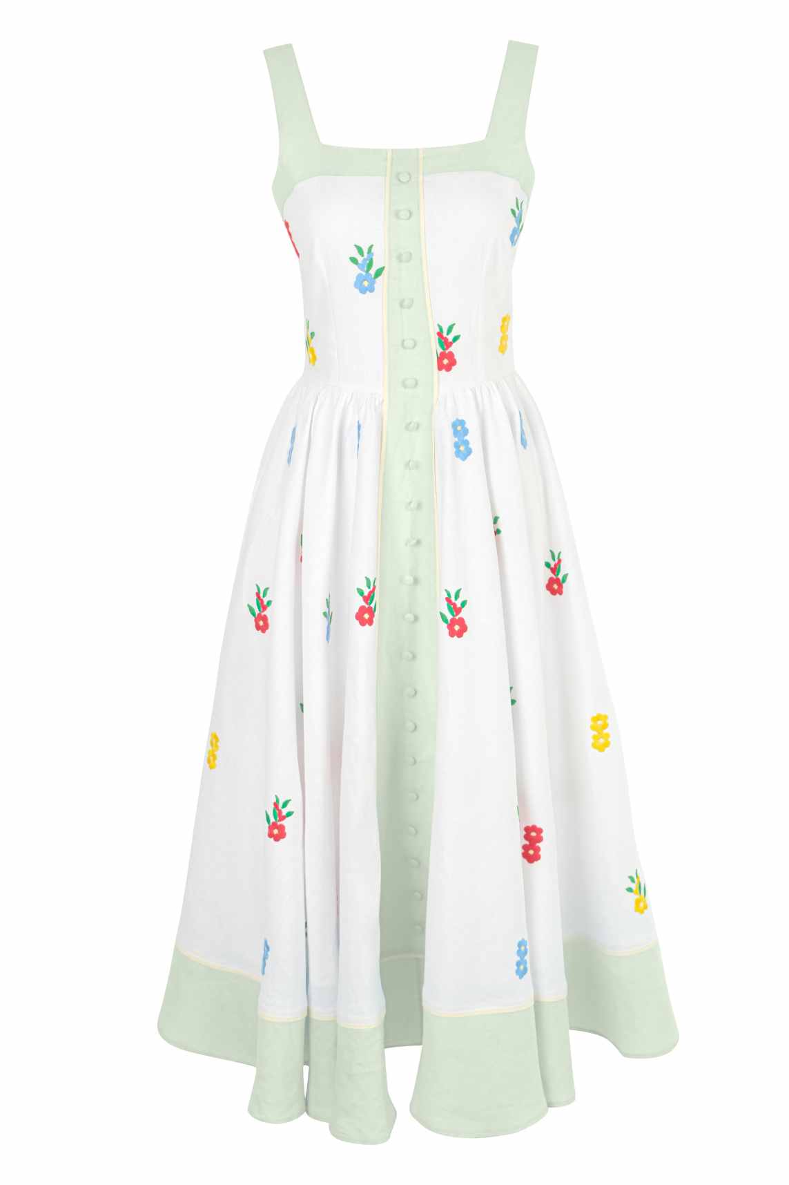 Fanm Mon x OTM Brooke Dress in Mint Green