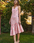 Fanm Mon Finike Linen Embroidered Dress.