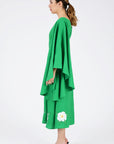 Narma Dress (Wanga Collection) Side View of Full Sleeve.