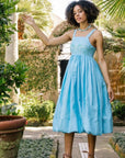 Fanm Mon Meliza Linen Balloon Skirt Dress