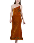 SONGUL DRESS IN HONEY DEW VELVET