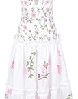 Fanm Mon x OTM Vaughan Pink Floral Midi Dress