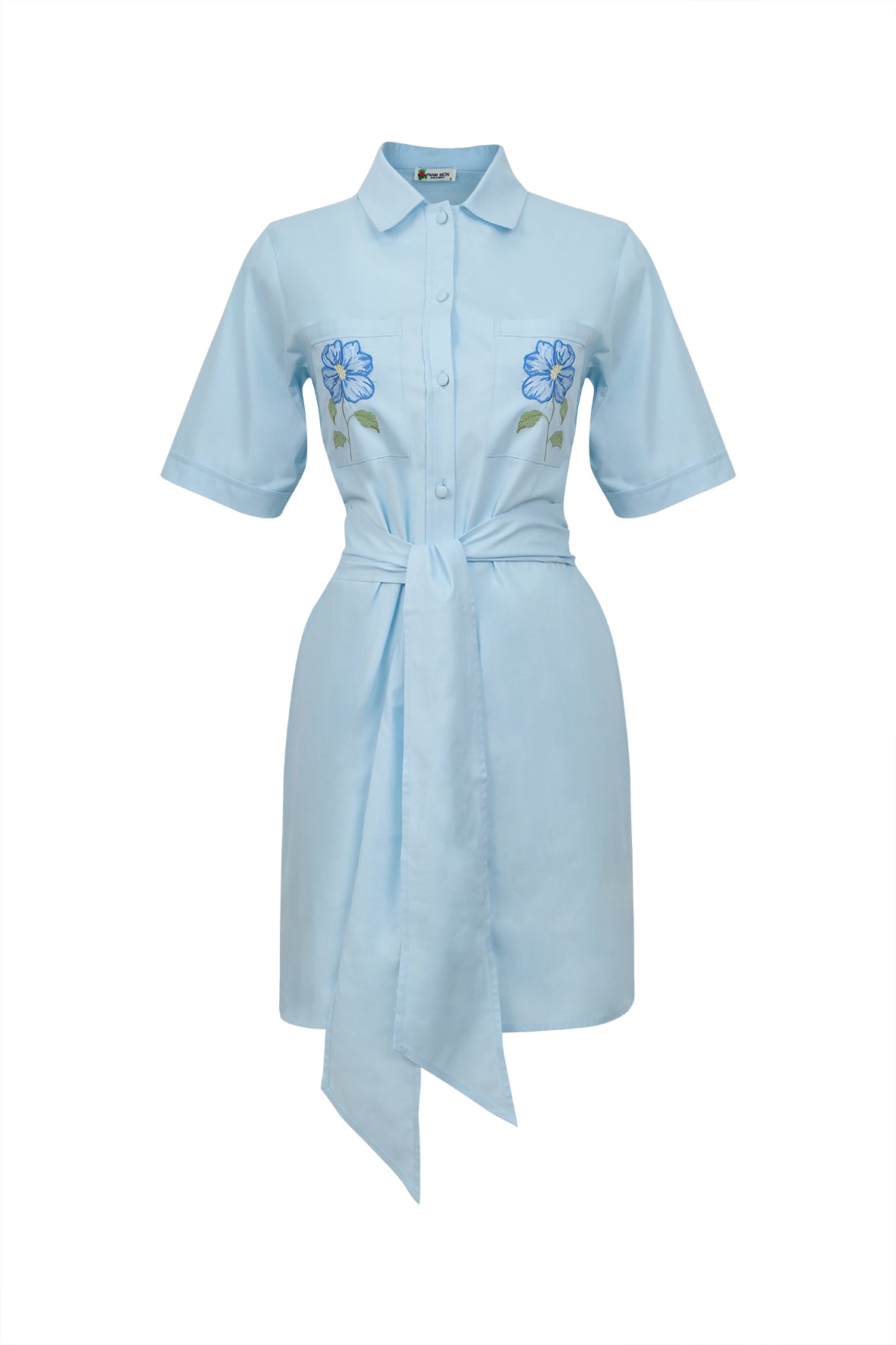 ZIMMER DRESS WITH SASHBELT