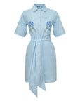 ZIMMER DRESS WITH SASHBELT