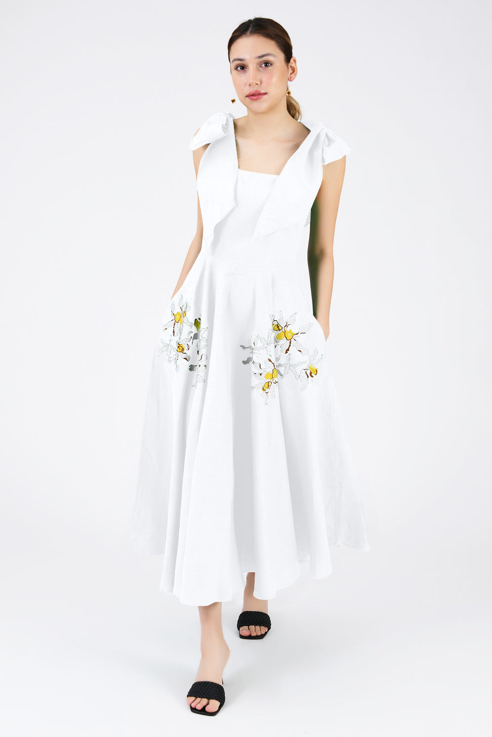 Nilen Dress (Wanga Collection) in White