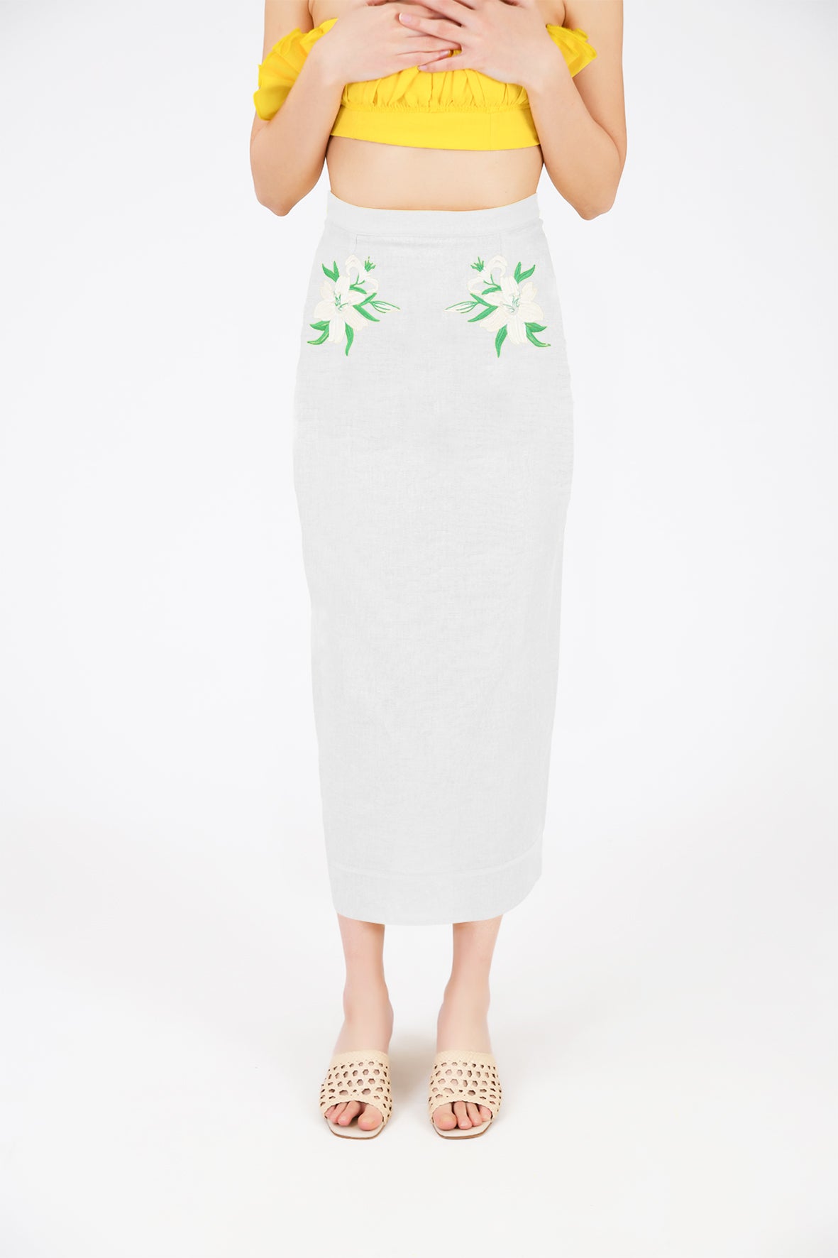 Arina Skirt (Wanga Collection) in White