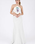 Simbi Sako Skirt Set in White
