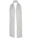 JASMIN BLOOM WHITE ROSE Cotton Scarf