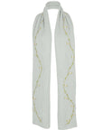 JASMIN BLOOM WHITE ROSE Cotton Scarf