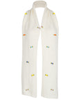 WILD FLOWERS ROSE BLOOM Cotton Scarf