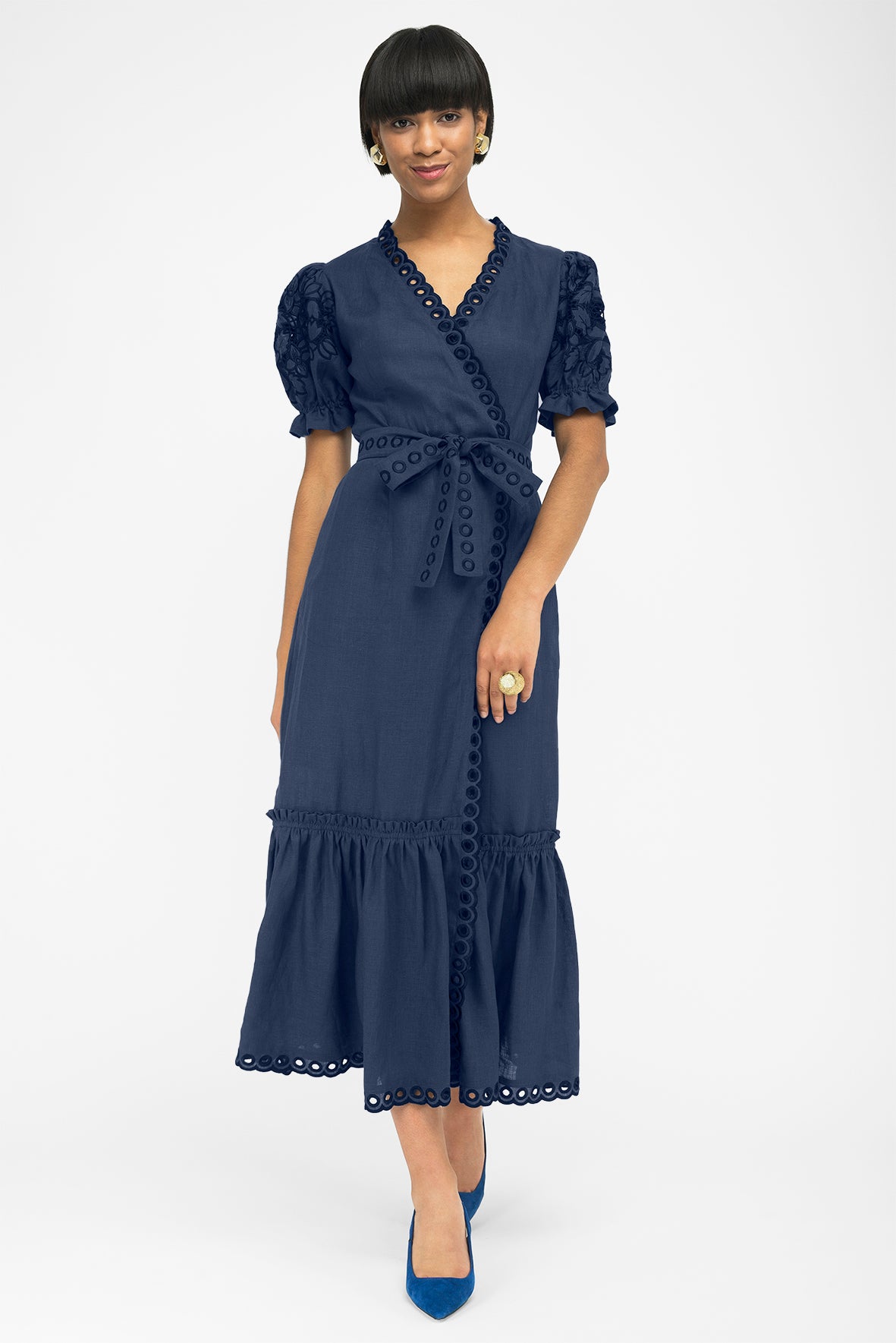 CIDE WRAP DRESS