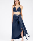 Imen Skirt Set In Indigo Blue
