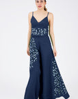 Passion Pant Set In Indigo Blue